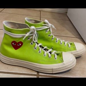 Comme De Garcons Lime Green